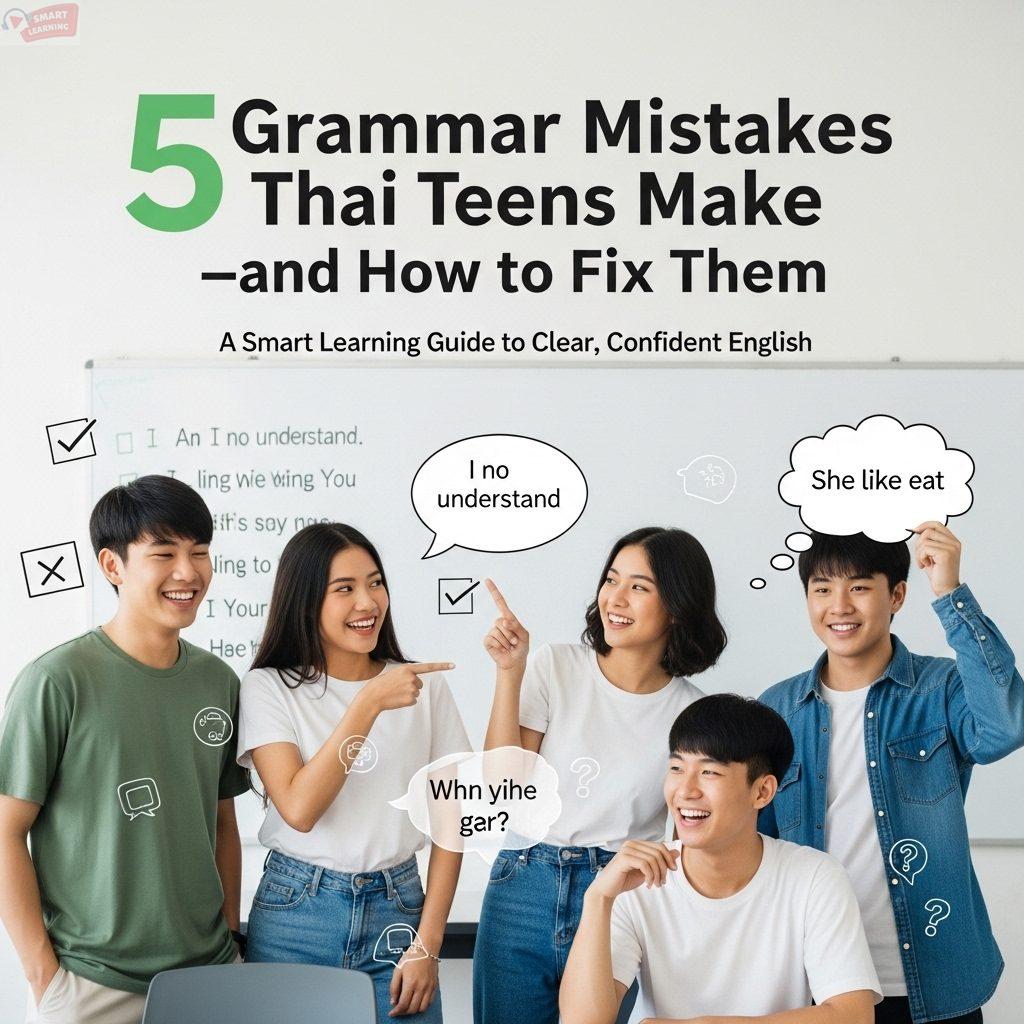 5 Grammar Mistakes Thai Teens Make—and How to Fix Them