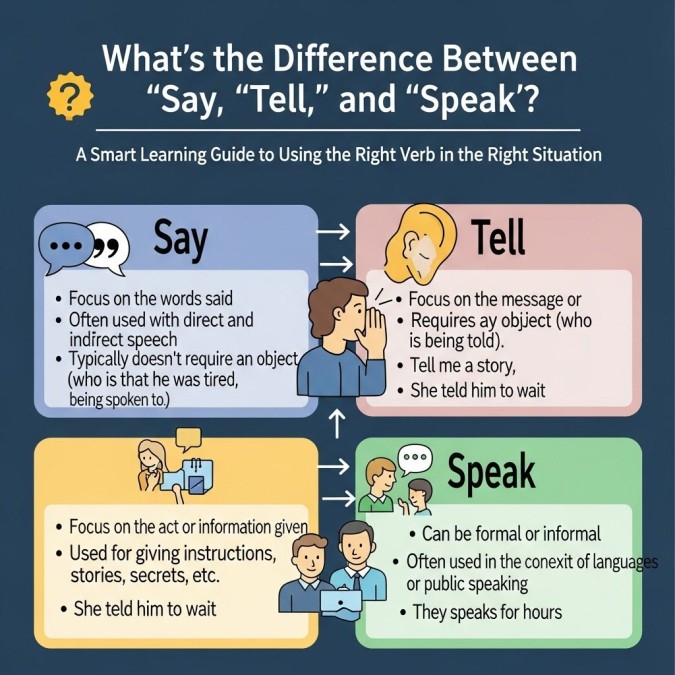 Say Tell Speak